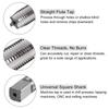 uxcell 2-Piece Tap & Die Set, 5/8-11 UNC Thread Tap & Round Die, Tapping Thread Tool, Tap & Die Kit for Nut, Screw, Bolt Thread Repair