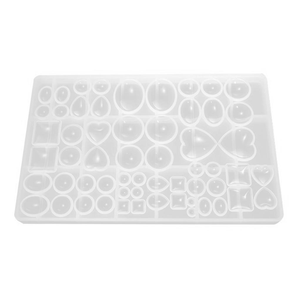 Stone Resin Mold Various Shape Eco Friendly Flexible Easy Demoulding Reusable Jewelry Silicone Mold