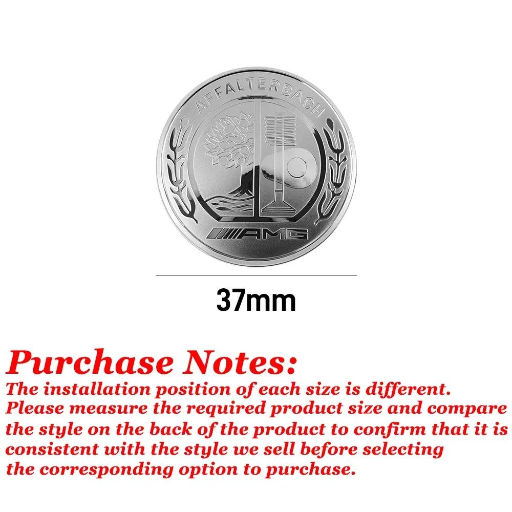 For Mercedes Benz Car Start Button Decoration Sticker Steering Wheel Logo Decal For Mercedes Benz AFFALTERBACH AMG Badge Auto In
