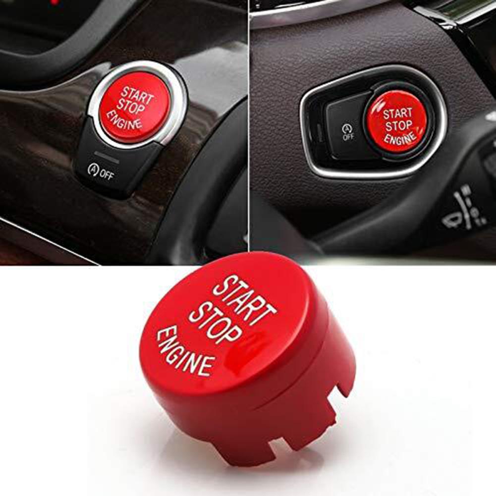 Red Engine Start Stop Push Button Cover for BMW F20 F23 F30 F32 F10 F12 F4 Enhanced Aesthetics and Functionality