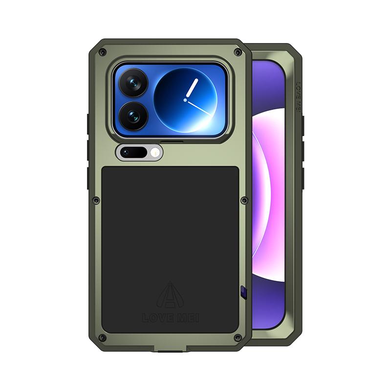Love Mei Aluminum Metal Case For Xiaomi Mi 15 14 13 11 17 Pro Max Powerful Armor Shockproof Life Waterproof Cover Capa Funda