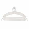 Anti-slip, Non-slip Clothes Hangers for Laundry and Storage. 10-piece Set. Stylish and Non-marking. White.