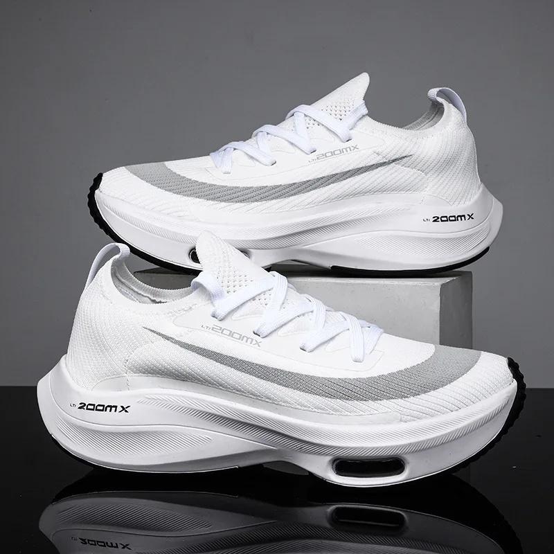 Ultra-Light Men's Running Shoes Breathable Mesh Outdoor Sports Sneakers Low Top Spring Autumn Summer Fashionable Running Footwea