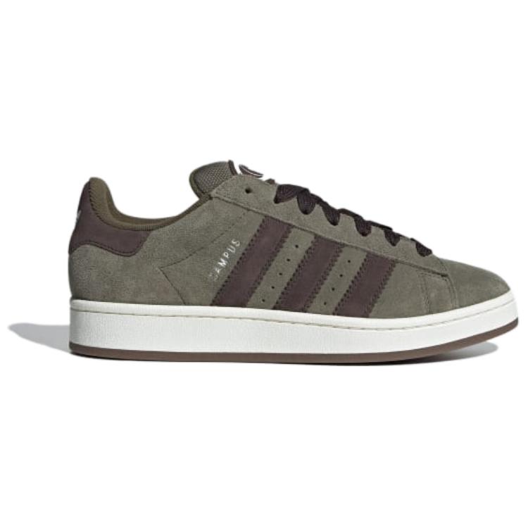 adidas Мужские кроссовки Campus 00s Olive Strata темно-коричневые зеленые облачно-белые ID1418