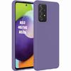 Case - BOOLING - for Samsung Galaxy A52s 5G - Liquid Silicone - Dark Purple - Non-slip