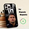 F-Футбол  N-Неймар 10  Чехол для телефона для iPhone17,16,15,14,13,12,11 Plus,Pro Магнитный с Magsafe Беспроводная зарядка