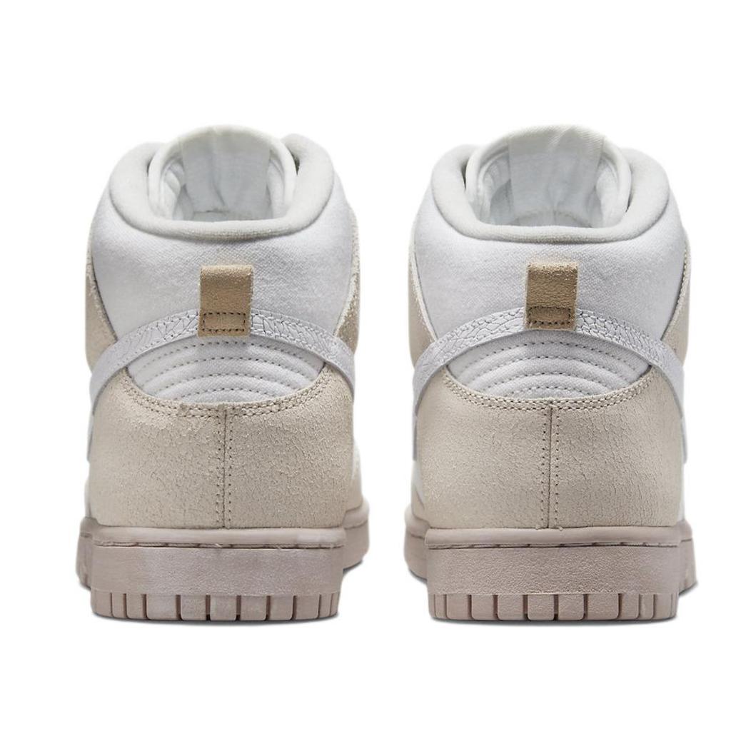 Nike Dunk High Retro Prm Cracked Leather Swoosh Sneakers Men’s