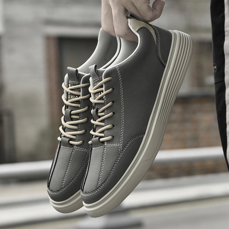 Модные брендовые мужские кроссовки из вулканизированной кожи, универсальные кроссовки для скейтбординга для мужчин, легкие спортивные кроссовки, универсальная обувь для ходьбы