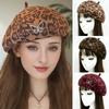 1 шт., модная хлопковая кепка в стиле досуга, универсальная восьмиугольная шляпа с леопардовым принтом, аксессуары в виде бабочки