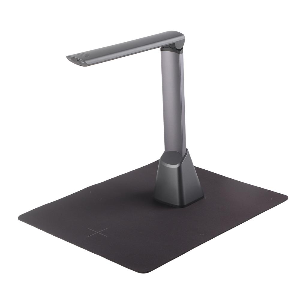 Document Camera 5MP A4 Catch Size Portable USB Overhead Doc Scanner with LED Light for ID Card