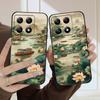 Корабль и Красный Лотос Для Xiaomi Poco X7 M7 Pro 5G M5 X4Pro 4 M6 4G C65 C75 F6 F5 X6 5 7 X5 F7 Ultra M5S M4Pro 5G мягкий чехол для телефона