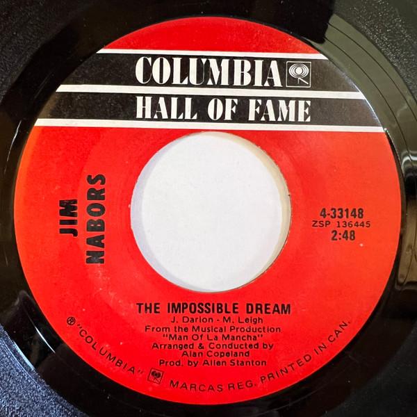7-дюймовая пластинка ДЖИМ НАБОРС Impossible Dream 433148 COLUMBIA 1968 Канада Поп Б/у