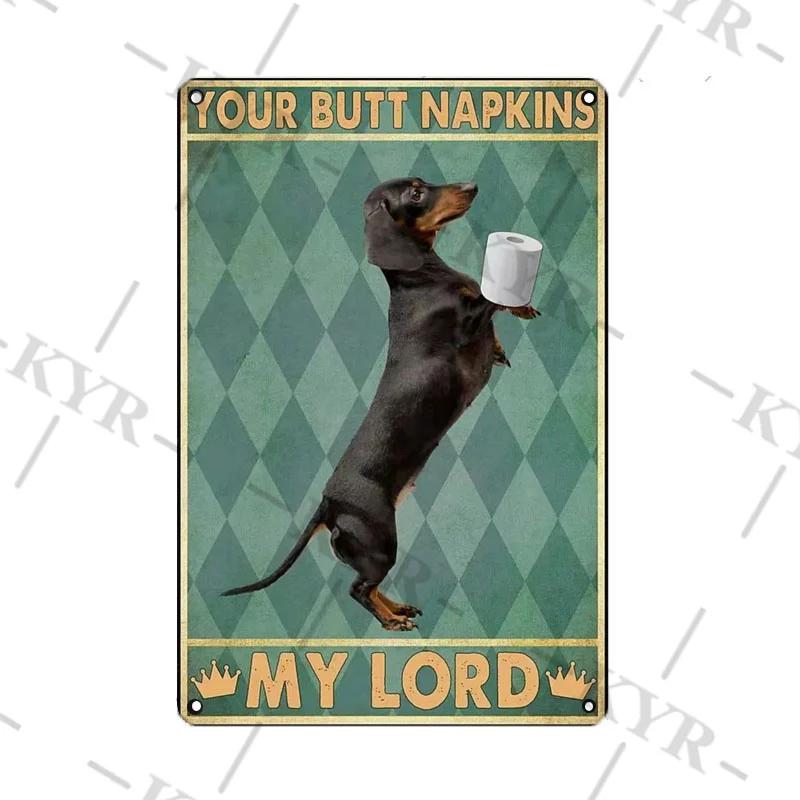 Такса Металлическая Жестяная Табличка Тканевая Собака Ретро Винтажная Декор Бара Настенный Постер Золотистый Ретривер Хаски Табличка Декор Дома Стиль