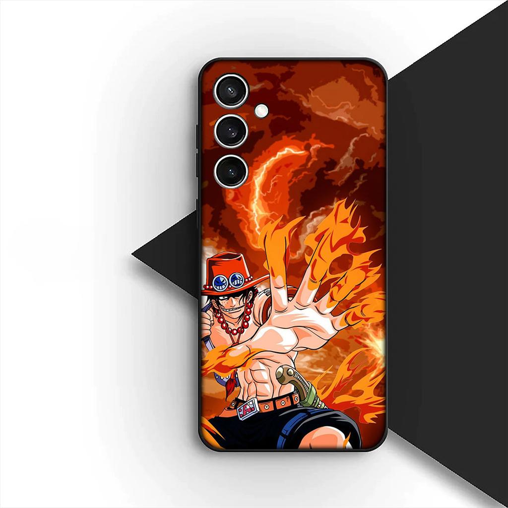 Portgas D Ace One Pieces Luffy Phone Case for OPPO A80 A18 A16 A40 A17 A15 A38 A78 A79 A54 A57 A12 A60 4G 5G Protective Cover