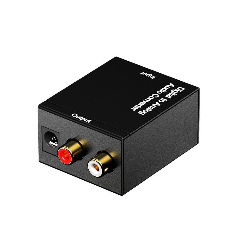 Цифро-аналоговый аудиоконвертер SPDIF Оптический на RCA Декодер для PS5
