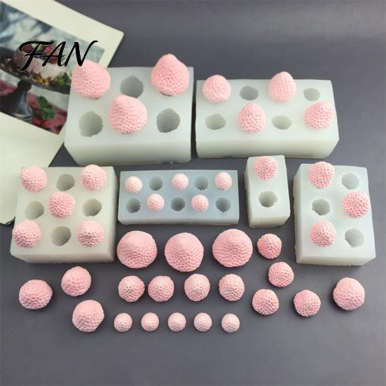 Силиконовые формы пищевого качества в форме клубники, Форма для DIY муссовых тортов, мороженого, Легко моющаяся, Инструмент для выпечки, изготовления шоколада, смолы, свечей, мыла, Поделочный инструмент