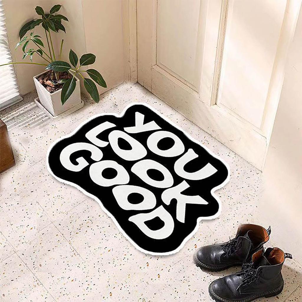 Bath Mat Bathoom Rugs Funny Cute Bathroom Decor Non Microfiber Washable Absorbent Shower Rug