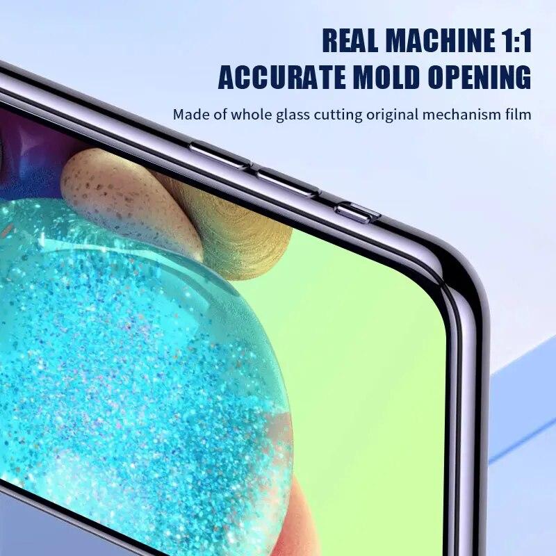 4 шт. стекло для смартфона Samsung A10/A20/A30/A40/A50/A60 защитная пленка A70/A80/A01/A11/A21/A41/A51/A91 закаленное стекло