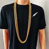 Exaggerated necklace stage props acrylic plastic necklace masquerade ball Carnival necklace men's and women's round buckle chain