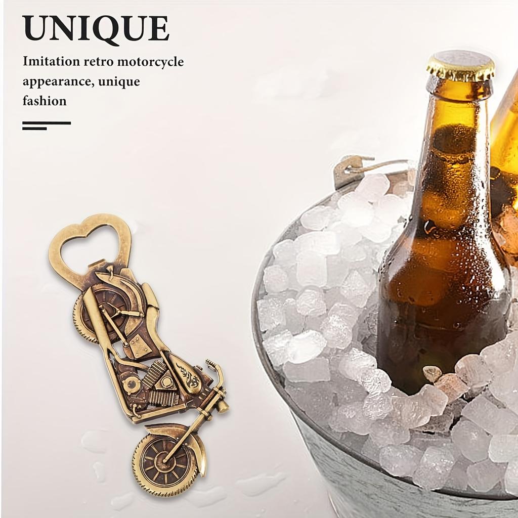 2 Pack Unique Motorcycle Beer Gifts for Men Vintage Motorcycle Bottle Opener Fathers Day Gift Christmas Gift Biker Gift1