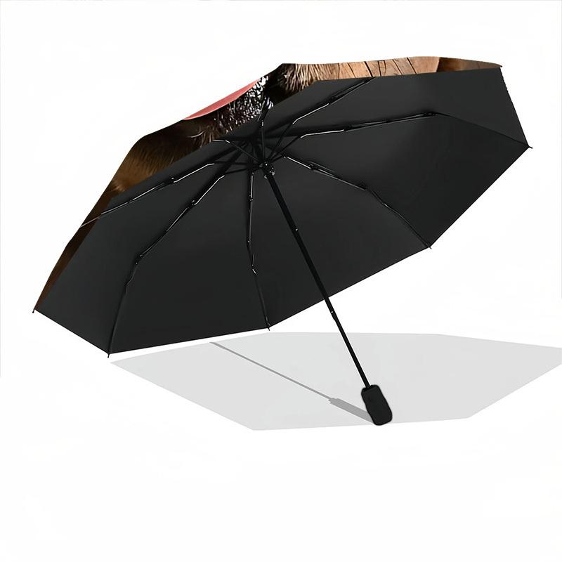 1pc Dachshund Open/Close Folding Umbrella, All- Portable Umbrella for & Men, Stylish Accessory (Holiday Gift) 8-Rib yy251213104