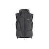 Originals X Hamcus Collaboration FW23 Solid Color Quilted Logo Drawstring Zipper Down Vest Unisex Vests Black IX4345