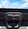 Футляр для очков для автомобиля для BMW 5 серии i5 G60 2025 2025 Замшевый футляр для солнцезащитных очков с люком Держатель для хранения очков Аксессуары для интерьера автомобиля