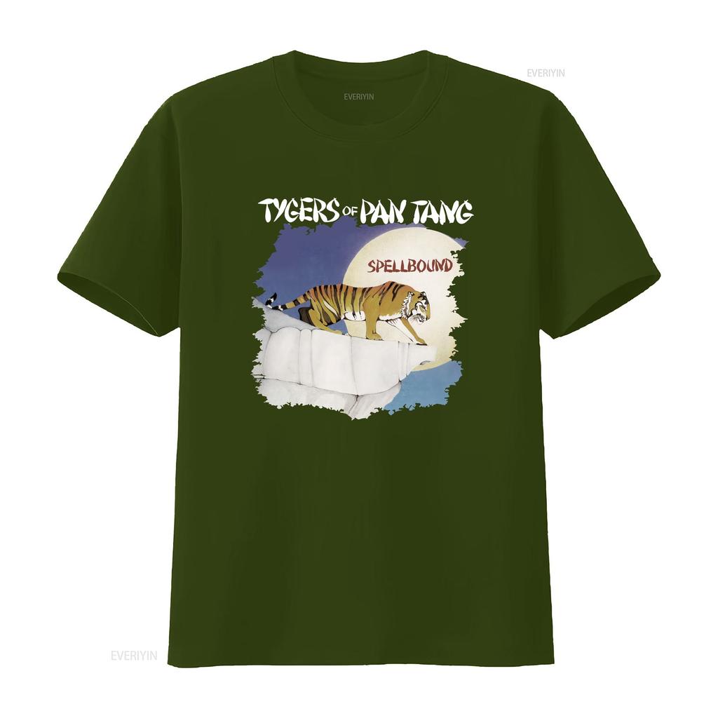 Tygers Of Pan Tang Spellbound T Shirt Cotton Adult Mm1163 Vintage Breathable Comfortable Stretched Soft Designer Clothes