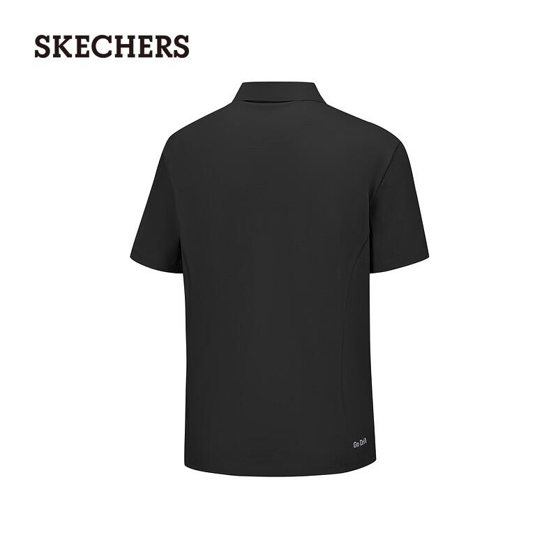 Skechers Женская вязаная рубашка-поло с коротким рукавом, лето 2026, P226W177