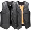Men's Autumn/Winter Velvet Lined Casual Vests and Jackets: Thick, Warm, Large-Size Leather Styles for Middle-Aged Men.