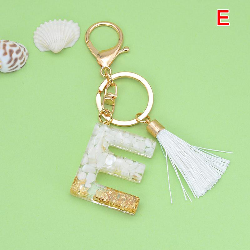 1 шт. Золотой брелок с кисточкой и буквами алфавита, брелок с английскими буквами