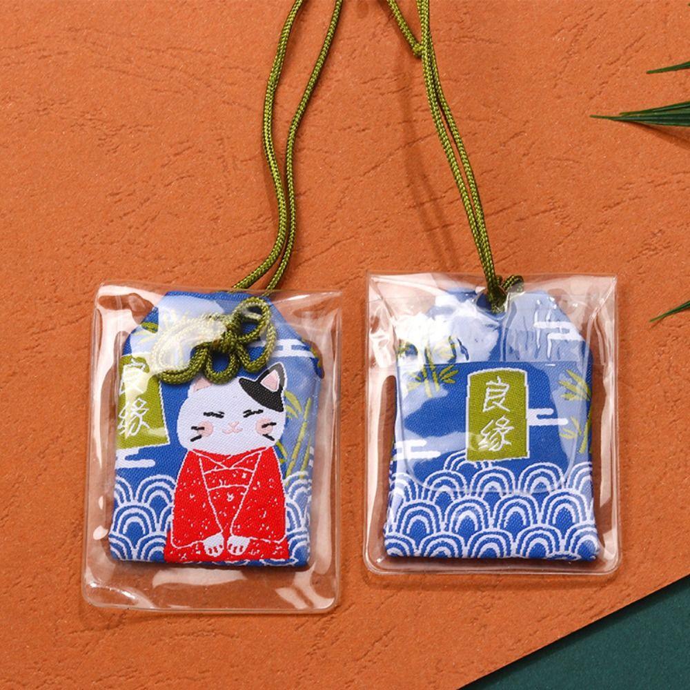 Mini Lucky Charm Pray Fortune Beauty Health Safety Wealth Bag Amulet Japanese Prayer Omamori