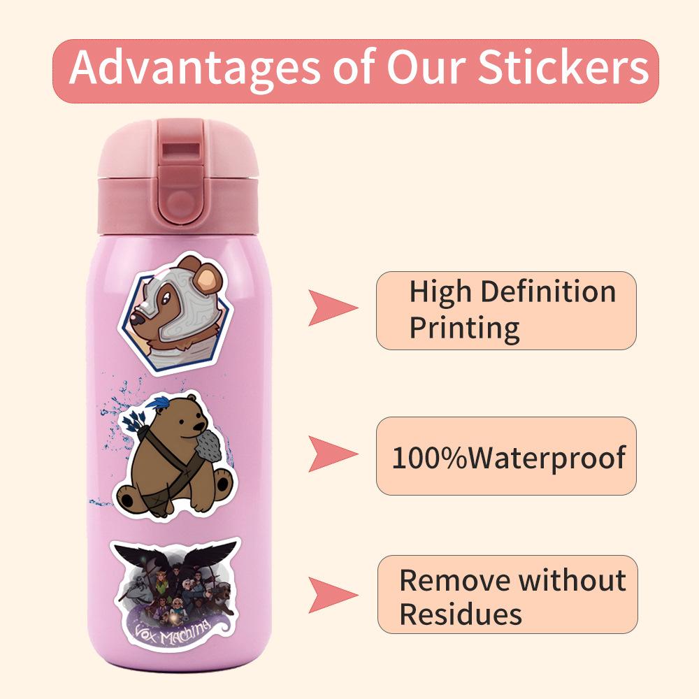 55 Vox Machina Film and Television Graffiti Stickers Decorative Scooter Notebook DIY Stickers