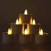 Solar Tea Lights LED Candle Light Outdoor Waterproof Energy Electronic Flickering Solar Lamp Garden