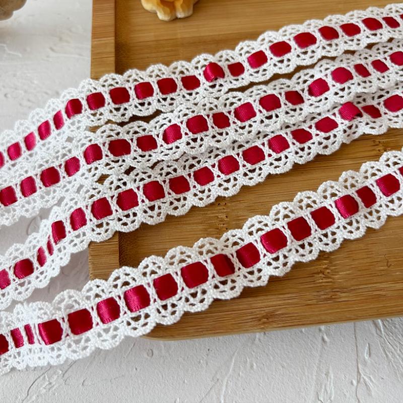 3M Hollow Вышивка Кружева Аксессуары Обертывание Отделка DIY Атласная Лента Тканая Лента Ручной Работы Декоративные Материалы 2 см