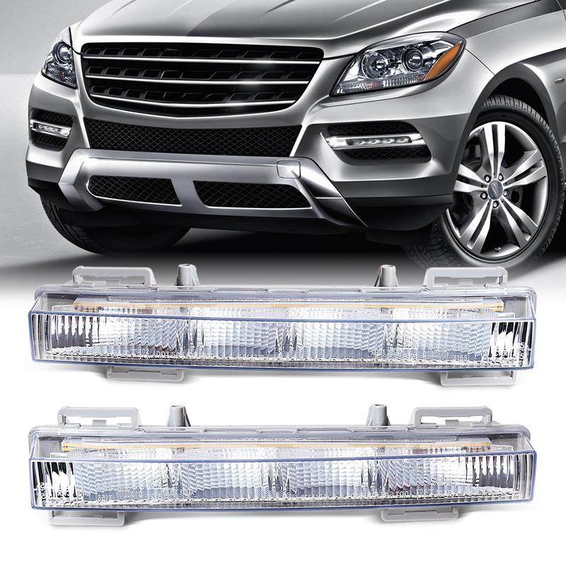 2 шт. Дневные ходовые огни для Mercedes Benz W166 ML350 ML400 X204 GLK350 DRL Фара Противотуманная фара 2049065401 2049065501