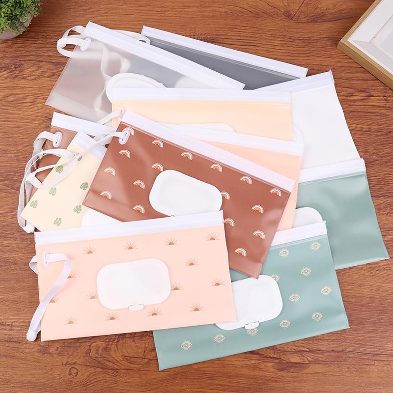 1 шт. Ева Портативная коробка для салфеток на кнопках Сумка для влажных салфеток Крышка-клапан Косметичка Уличные полезные аксессуары для детской коляски