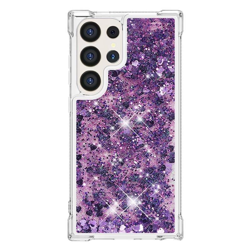 Для чехла Galaxy S24 Ultra Мультяшный расписной чехол с жидким песком для Samsung Galaxy S23 S 24 Ultra S24 Plus Чехол для телефона Фунда