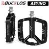 BUCKLOS AEYINO Mountain Bike Pedals CNC Aluminum Alloy Ultralight Bicycle Pedal Non-slip 3 Bearings Road Mountain Bike Pedals