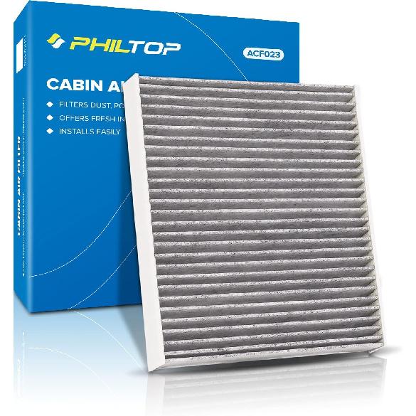 PHILTOP Cabin Air Filter, Replace for CF12157, RAV4, Camry, Corolla, Prius, Highlander, RX350, ES350, Avalon, ES300h, RX450h, C-HR, CX-9, Cabin