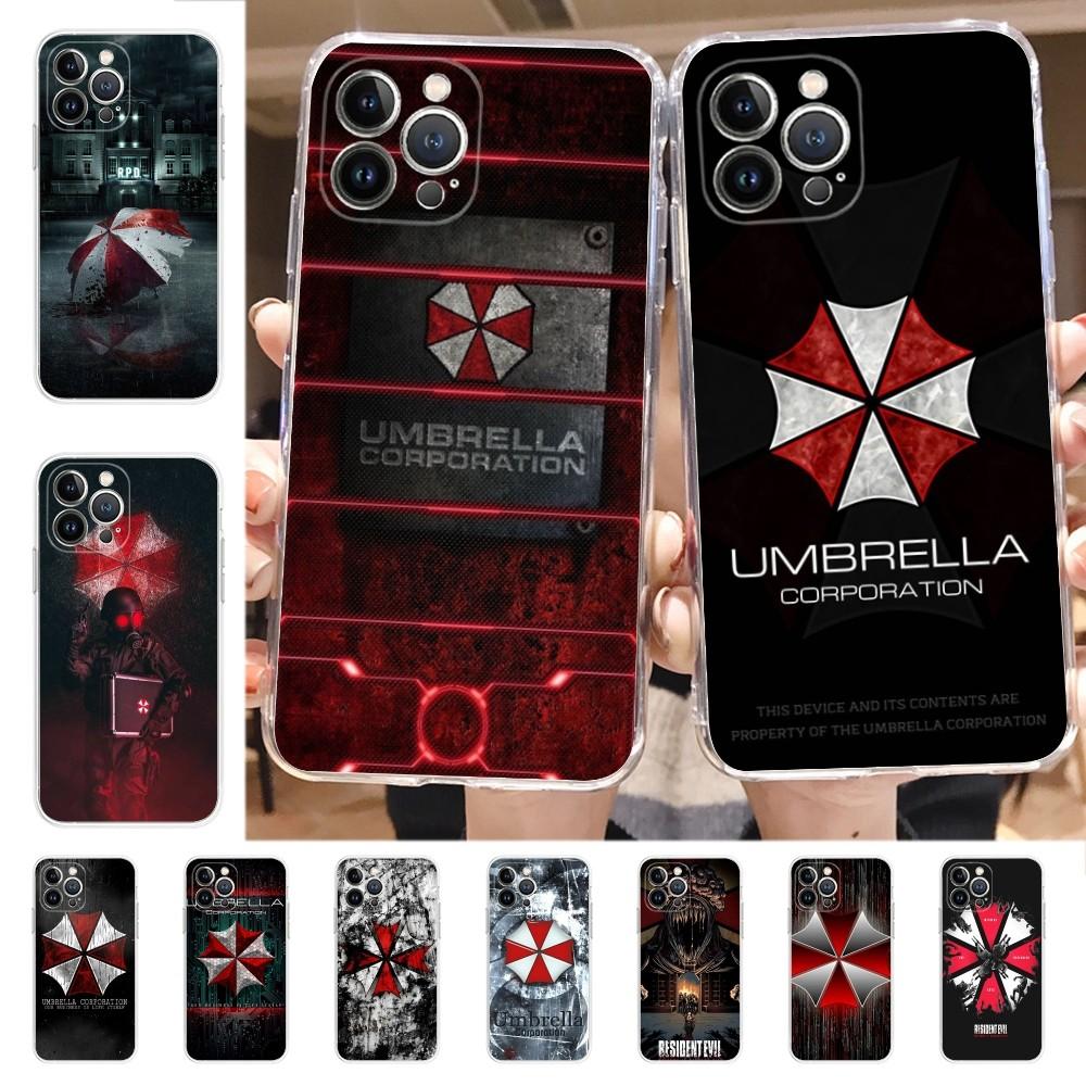 Чехол для телефона Umbrella Corporation для iPhone 16 15 8 7 6 6S Plus X SE XR XS 14 11 12 13 Mini Pro Max