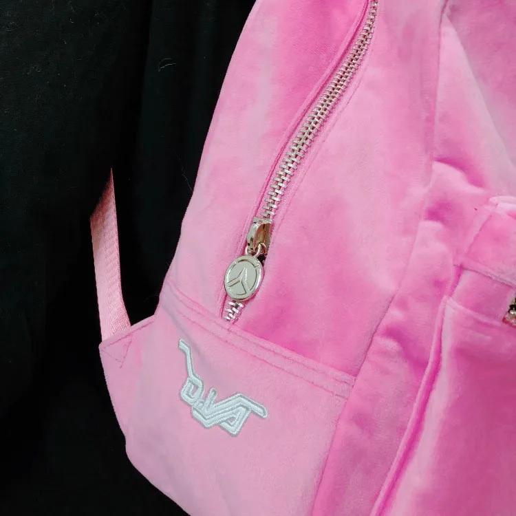 Cute Pink Anime Game Character Cosplay Backpack For Women Fashion Student Schoolbag Outdoor Travel Shoulder Bag