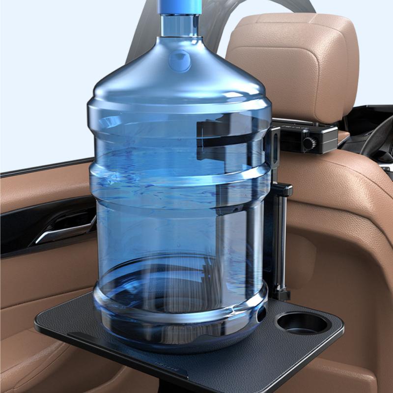 Car Back Seat Tray Table for Kids Travel Tray Desk Organizer Foldable Work Eat Laptop Computer with Phone Holder Stand