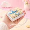 Cute Animal Shape Fidget Keychain Push Button Button Keycap Keychain  Kids Adults