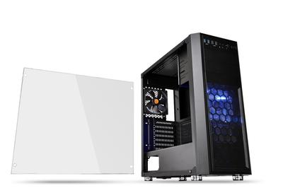 Корпус Thermaltake Versa H26 Black, вентилятор среднего размера, тип «башня», корпус для ПК CS7070 /w [модель черного цвета] CA-1J5-00M1WN-01
