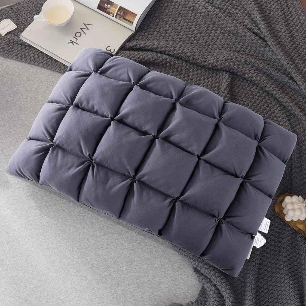 Подушки Queen Size Soft Support Queen Pillows 1 Pack для кровати, пушистая пуховая альтернативная подушка, роскошная гелевая подушка для отеля для сна на боку (белый)