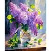 40x50 см наборы для рисования по номерам для взрослых, набор акриловых красок с цветами для начинающих, рисунок маслом, холст, картина, домашняя стена