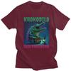 Mens Krokodilo Skrivmaskino Funny Swedish Brainrot Meme T Shirts Short Sleeve 100 Cotton TShirt Loose Fit Summer Tyle Clothing