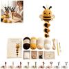 Handcrafted Yard Ornaments Crochet Spiral Hanging Kit, DIY Garden Animal Craft Patterns Ornament Making Kit for Adults, Handmade Door Decoration Home