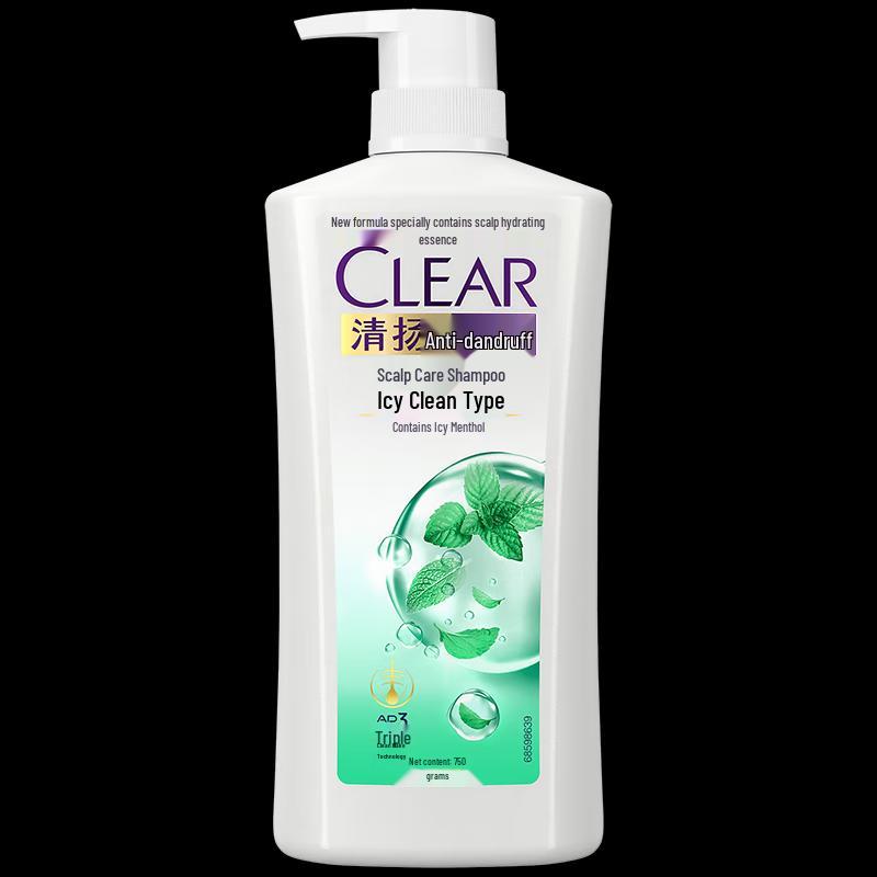 Clear Anti-Dandruff Cooling Mint Shampoo